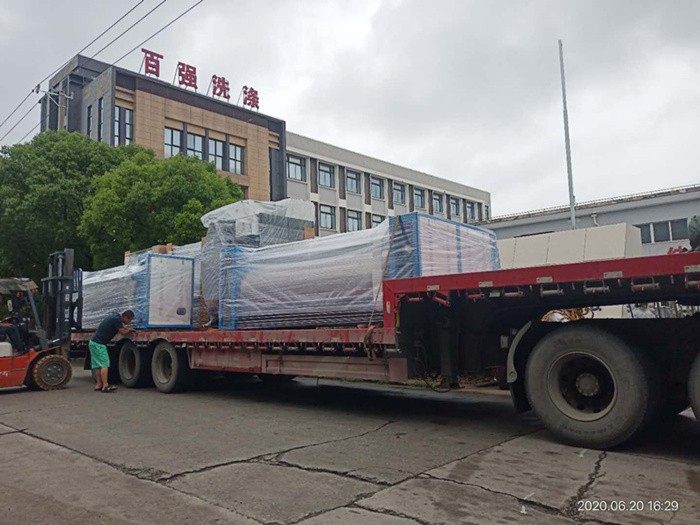 抗擊疫情 為衛生事業添磚加瓦  百強洗滌設備三天發貨五地 抗擊疫情 為衛生事業添磚加瓦  百強洗滌設備三天發貨五地